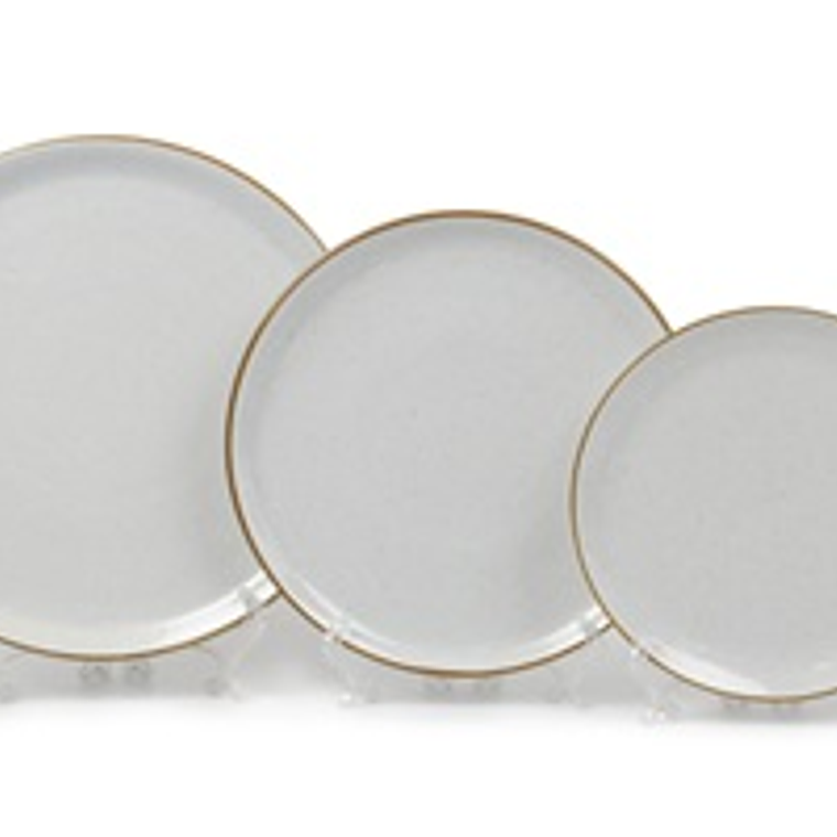 PLATO TENDIDO HOTELWARE 28 CM BEIGE JASPEADO GF03 1