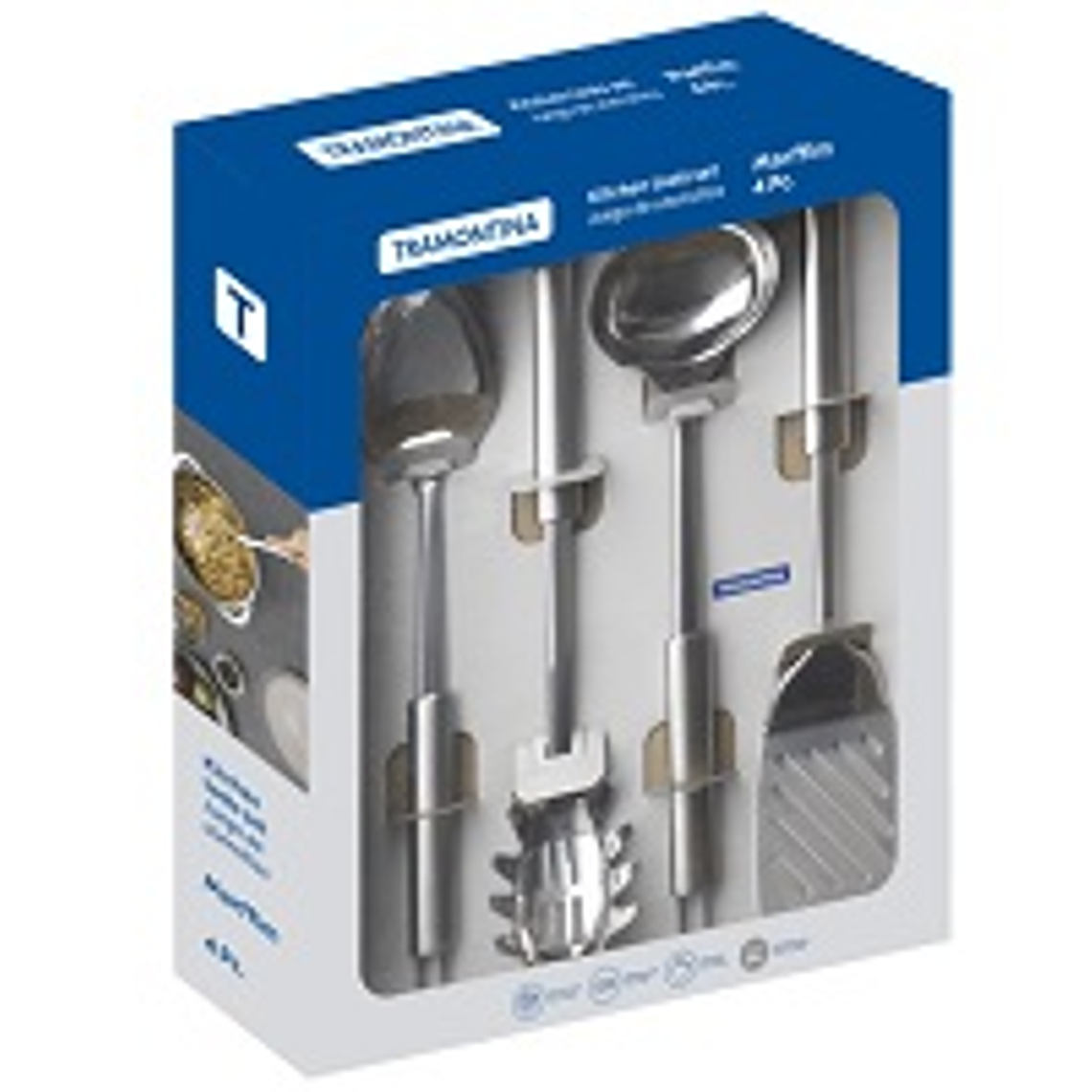 JUEGO DE UTENSILIOS 4PZAS. MARFFIM 66809/014 1