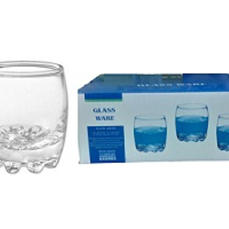 SET X 6 VASOS CASTILLA 3 OZ CAJA DECORADA     737 1