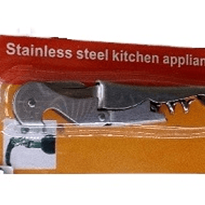 SACACORCHO ACERO 2 TIEMPOS T/MOZO# CHY5407A-K  901