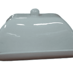 MANTEQUILLERA LOZA BLCO C/TAPA # RMDB1397-F2   901