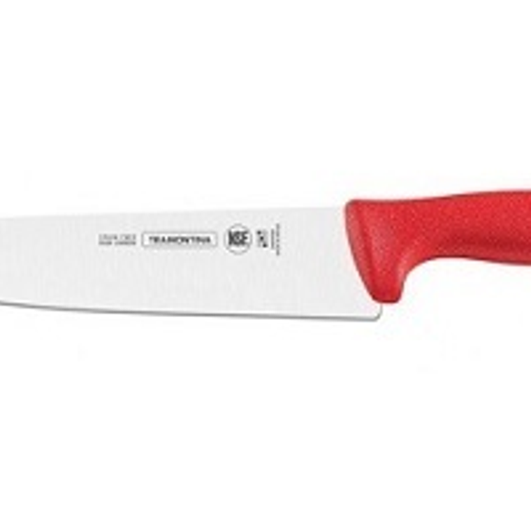 CUCHILLO CARNICERO 8\M/ROJO 24609/078