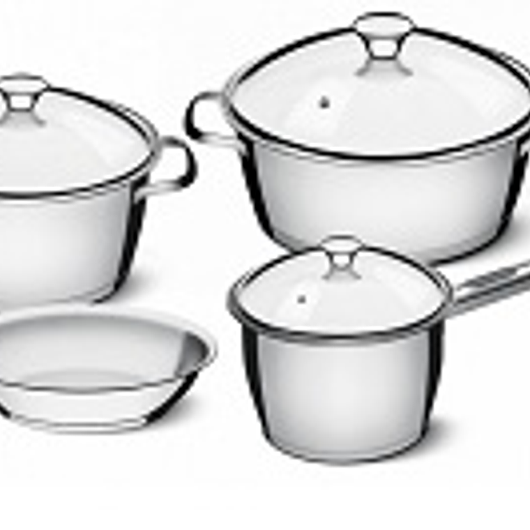 JGO BATERIA DE COCINA X 7 PZ ALLEGRA # 65650/324 1