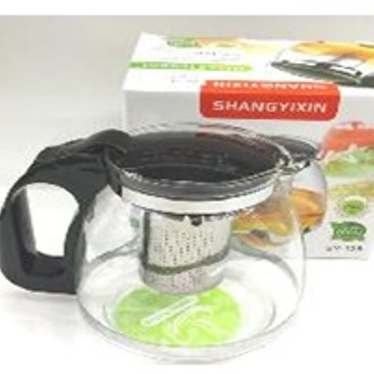 TETERA VIDRIO 1500 ML C/FILTRO ASY-SY128 1