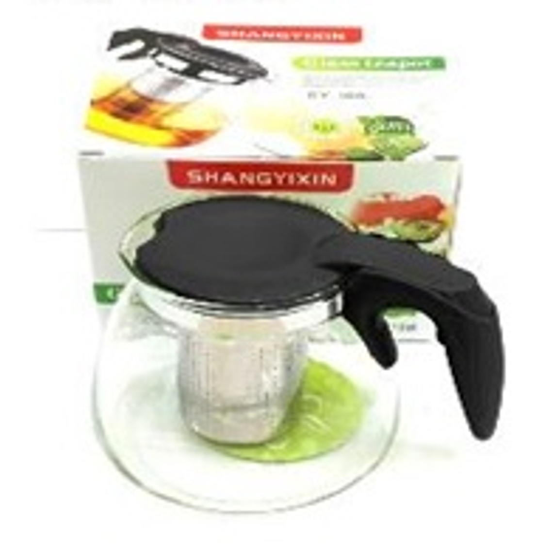 TETERA VIDRIO 900 ML C/FILTRO  ASY-SY108 1