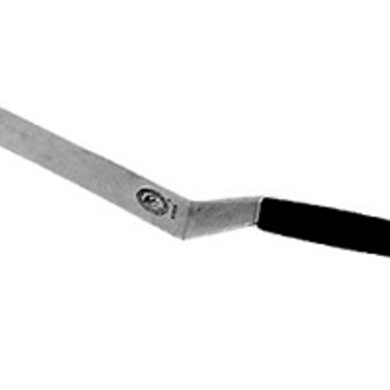 ESPATULA CURVA 6\ D/ACERO 430 C/MANGO PLASTICO  CCR51006B