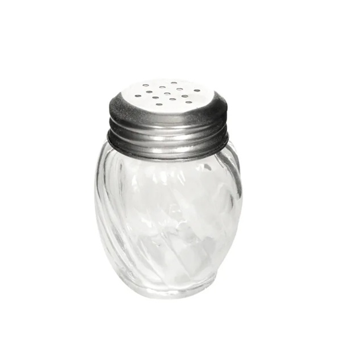 SALERO VIDRIO TAPA ACERO 6X6X8.5CM GM44 1