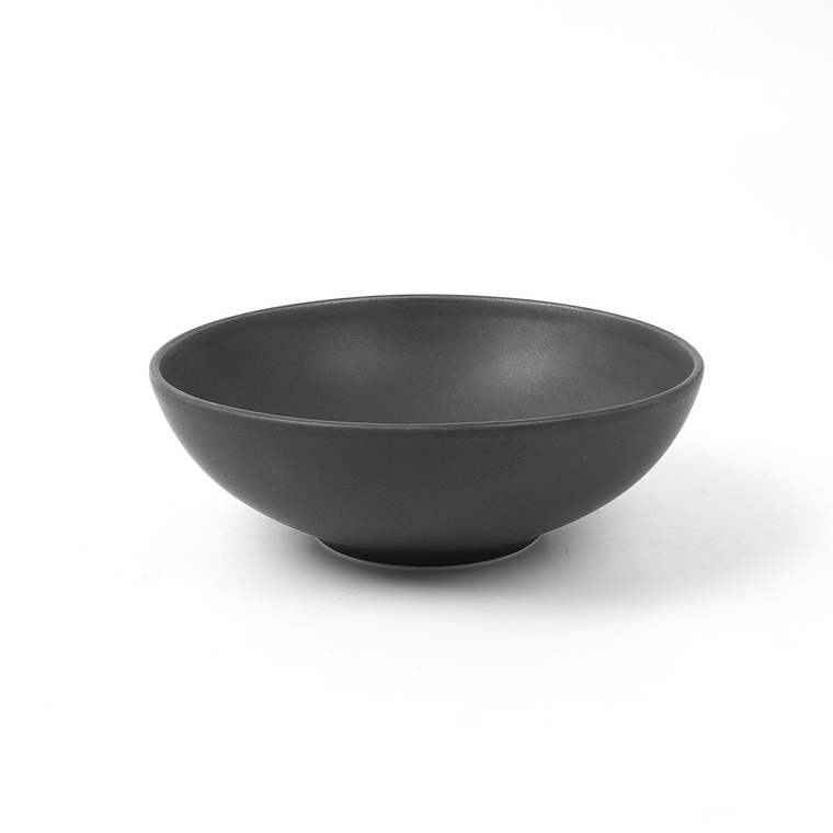 BOWL GRANDE HOTELWARE 18x8 CM NEGRO MATE GF02 1