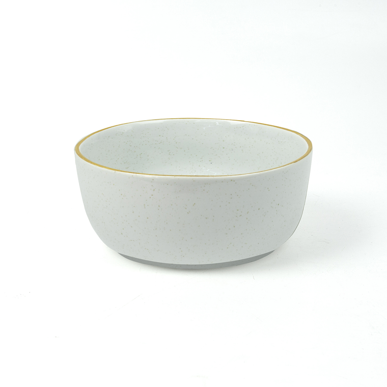 BOWL MEDIANO RECTO HOTELWARE 15.3x10.8 CM BEIGE JASPEADO GF03 1