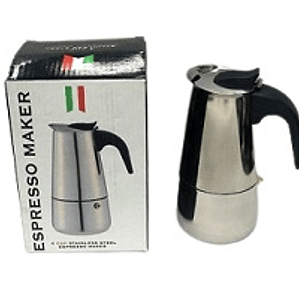 CAFETERA ITALIANA ACERO P-4 TAZAS /4 VASOS   PDI-400