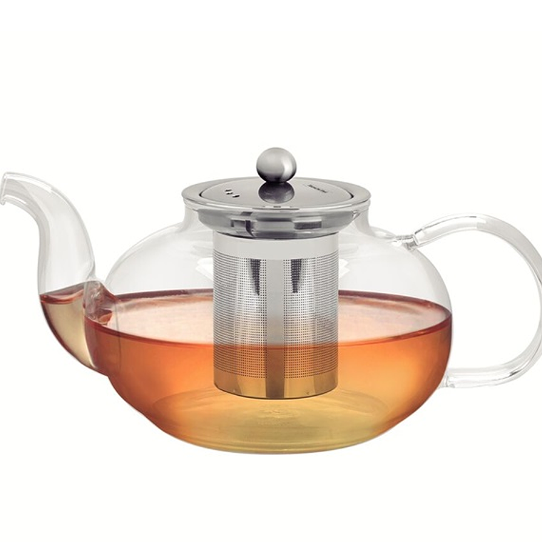 TETERA EN VIDRIO 1L C/INFUSOR P/COCINA 61764/100    1