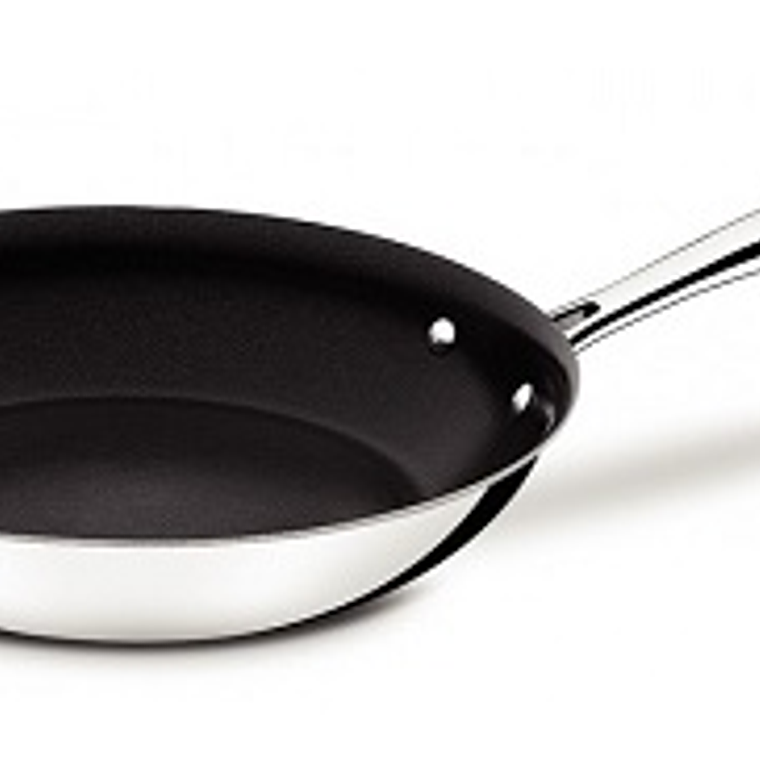 SARTEN 30 CM GRANO C/ANTIA M/ACERO 62155/307  1