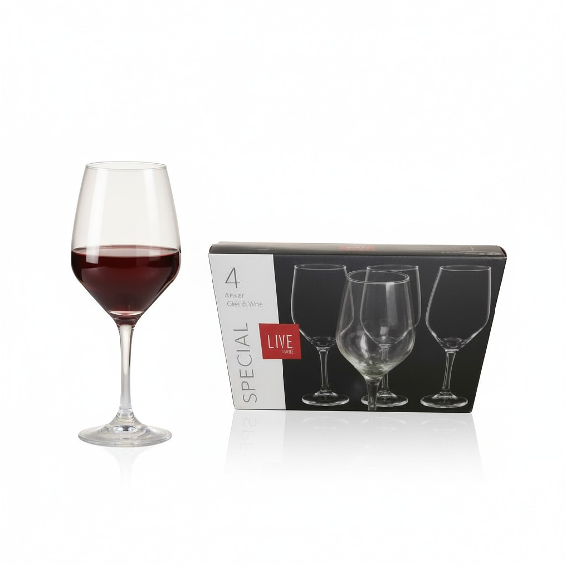COPA BRUNELLO VINO ESTUCHE X 4 PZ LIVE 5468EL4UY 1