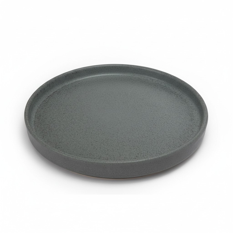 PLATO TENDIDO 20.3CM RUSTIC MATE VERDE ENV PA1931992012TALLER 1