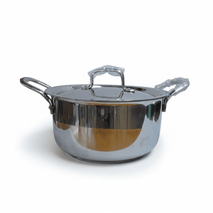 OLLA TRIPLE FONDO 20 CM C/TAPA A/INOX TP/CASS20