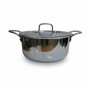 OLLA TRIPLE FONDO 24 CM C/TAPA A/INOX TP/CASS24