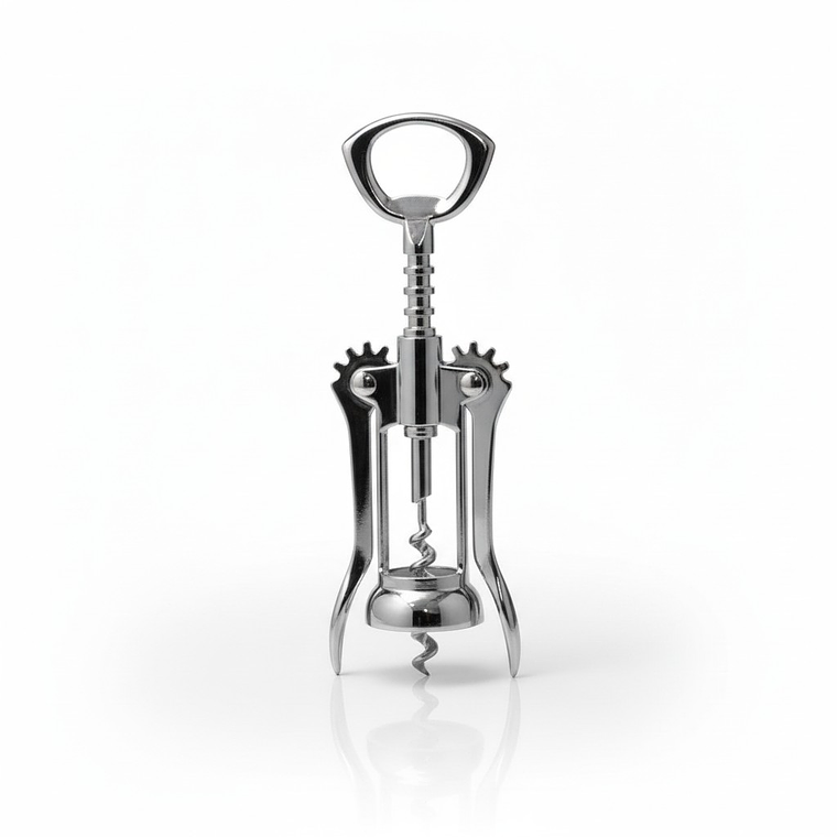 SACACORCHO ALETA CROMADO C/EJE ACERO  (SL-211)   901 1