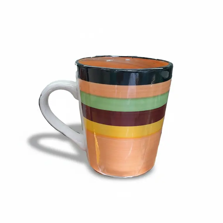 JARRO CÓNICO STONEWARE DECORADO 591 ML 1