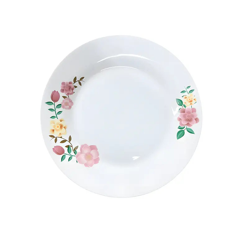 PLATO TENDIDO LOZA DECORADO 9