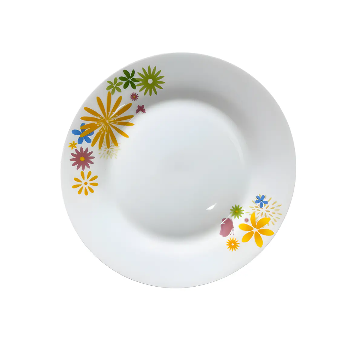 PLATO TENDIDO LOZA DECORADO 9