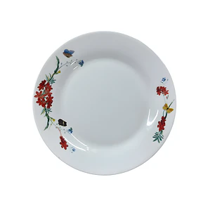 PLATO TENDIDO LOZA DECORADO 9