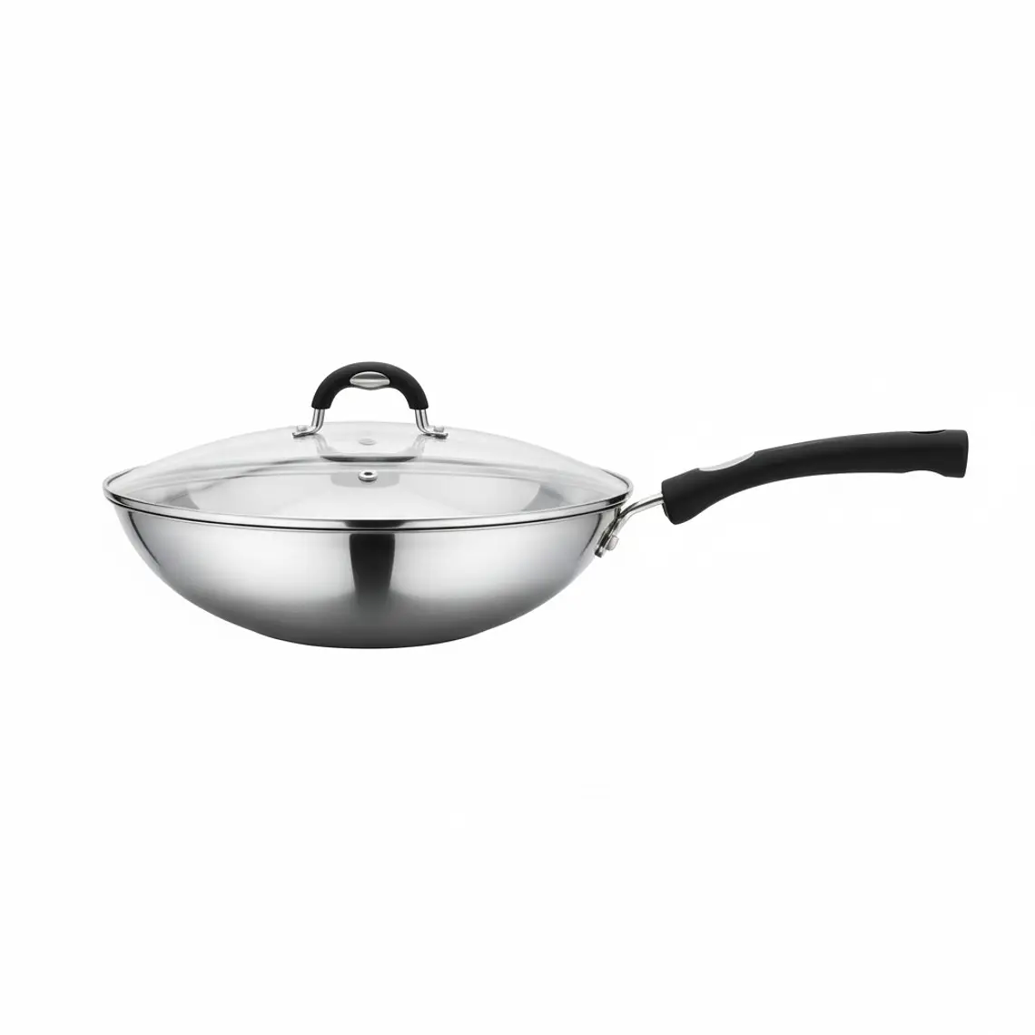 SARTEN WOK ASTRO SILICONE CON TAPA 28 CM 3.30 L 1