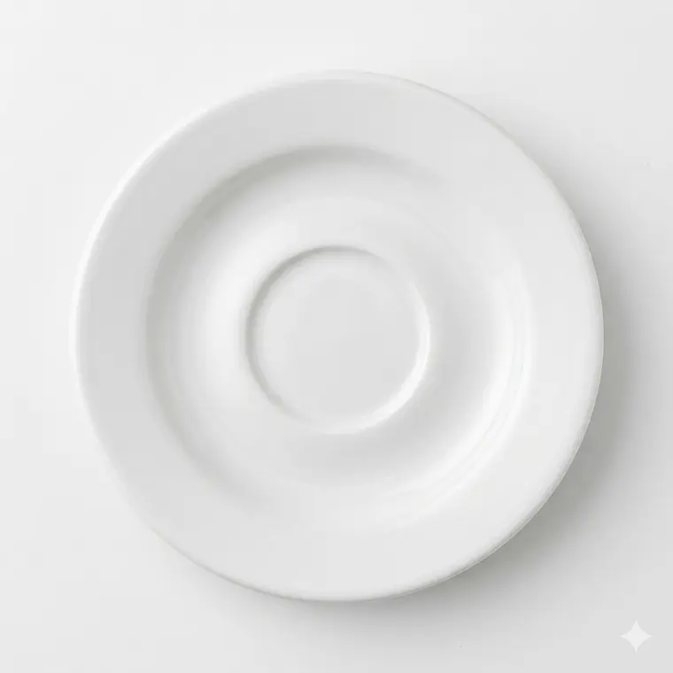 PLATO CAFÉ ACTUALITE BLANCO 13.2 CM 1
