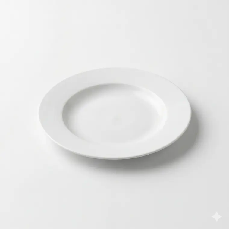 PLATO TENDIDO ACTUALITE BLANCO 23.5 CM 1