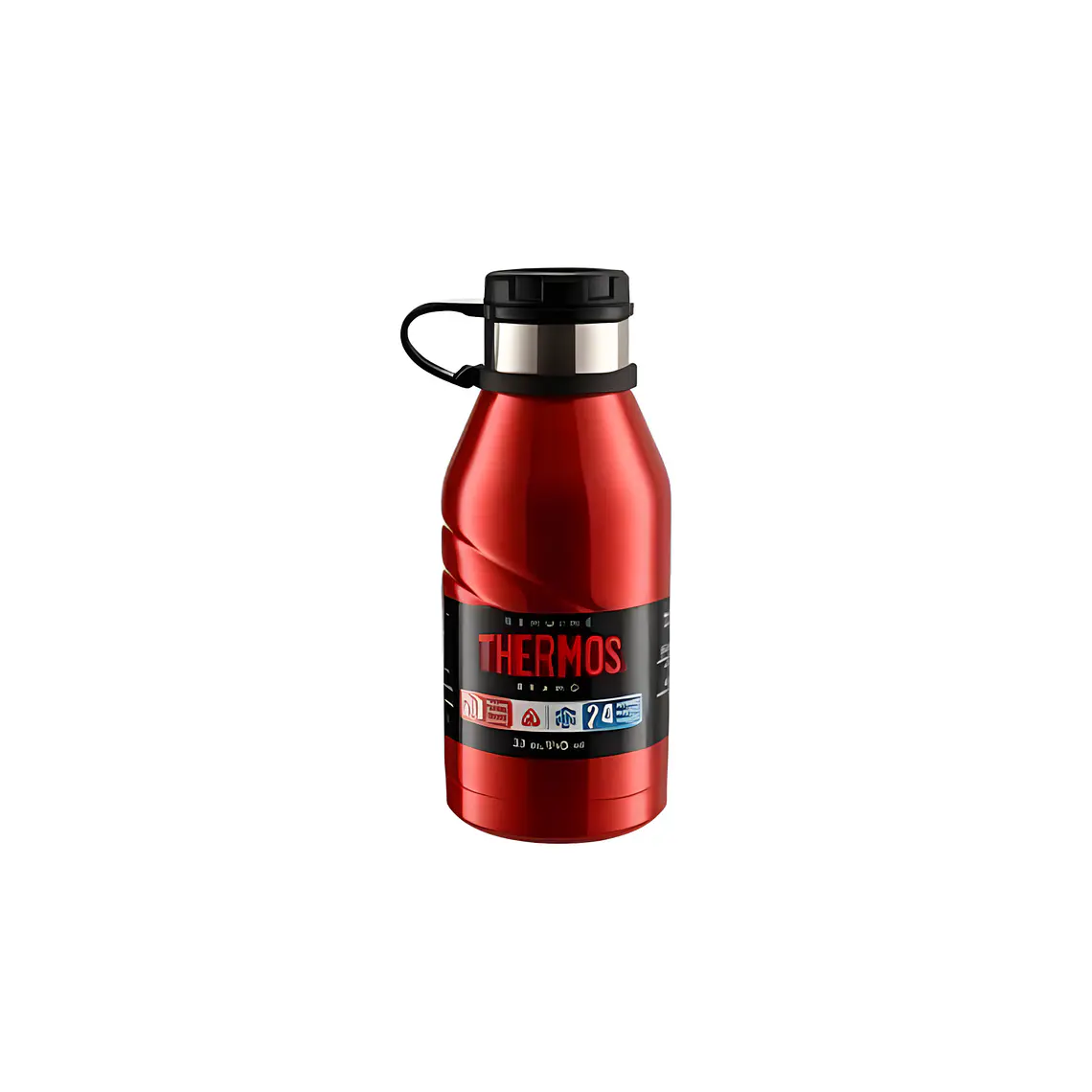 TERMO DE ACERO ELEMENTO ROJO 940 ML 1