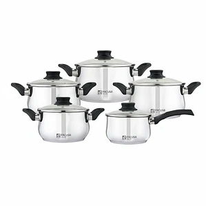 JUEGO DE 10 VALENCIAS OLLAS 18/20/22/24 CM CACEROLA 16 CM