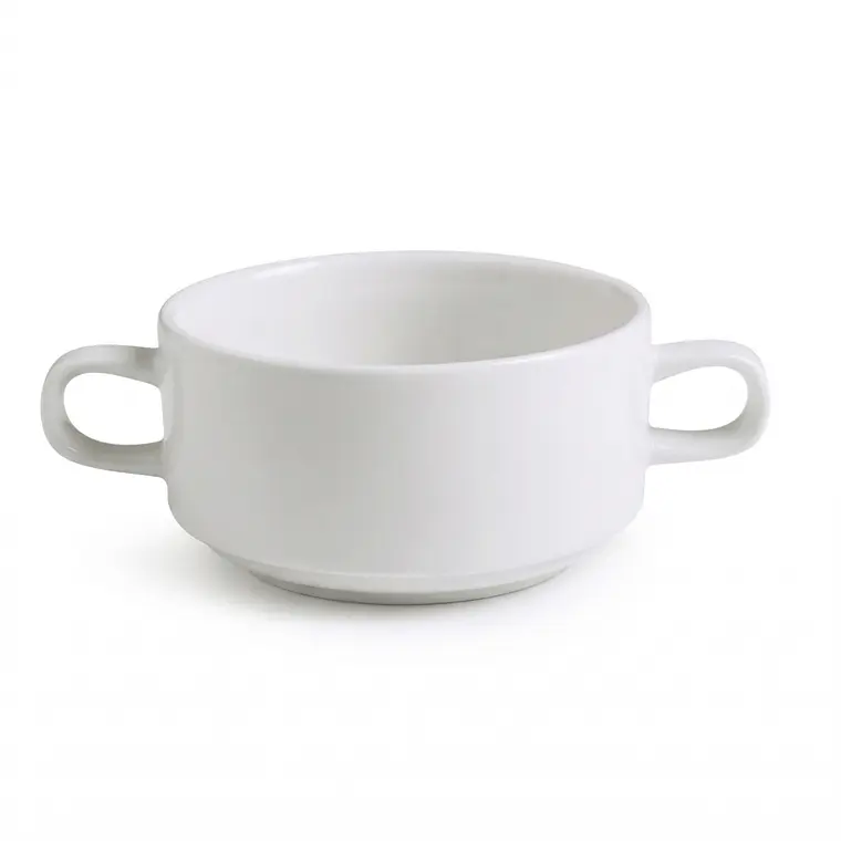 TAZA CONSOME CON ASA ACTUALITE BLANCO 313 ML 1