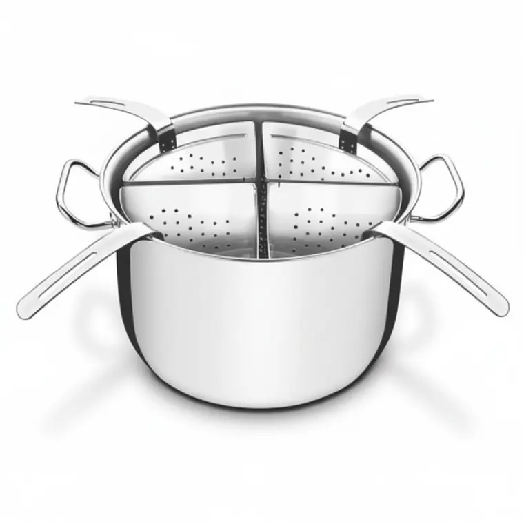 JUEGO COZI-PASTA ACERO INOXIDABLE SIN TAPA 13.5 L 1