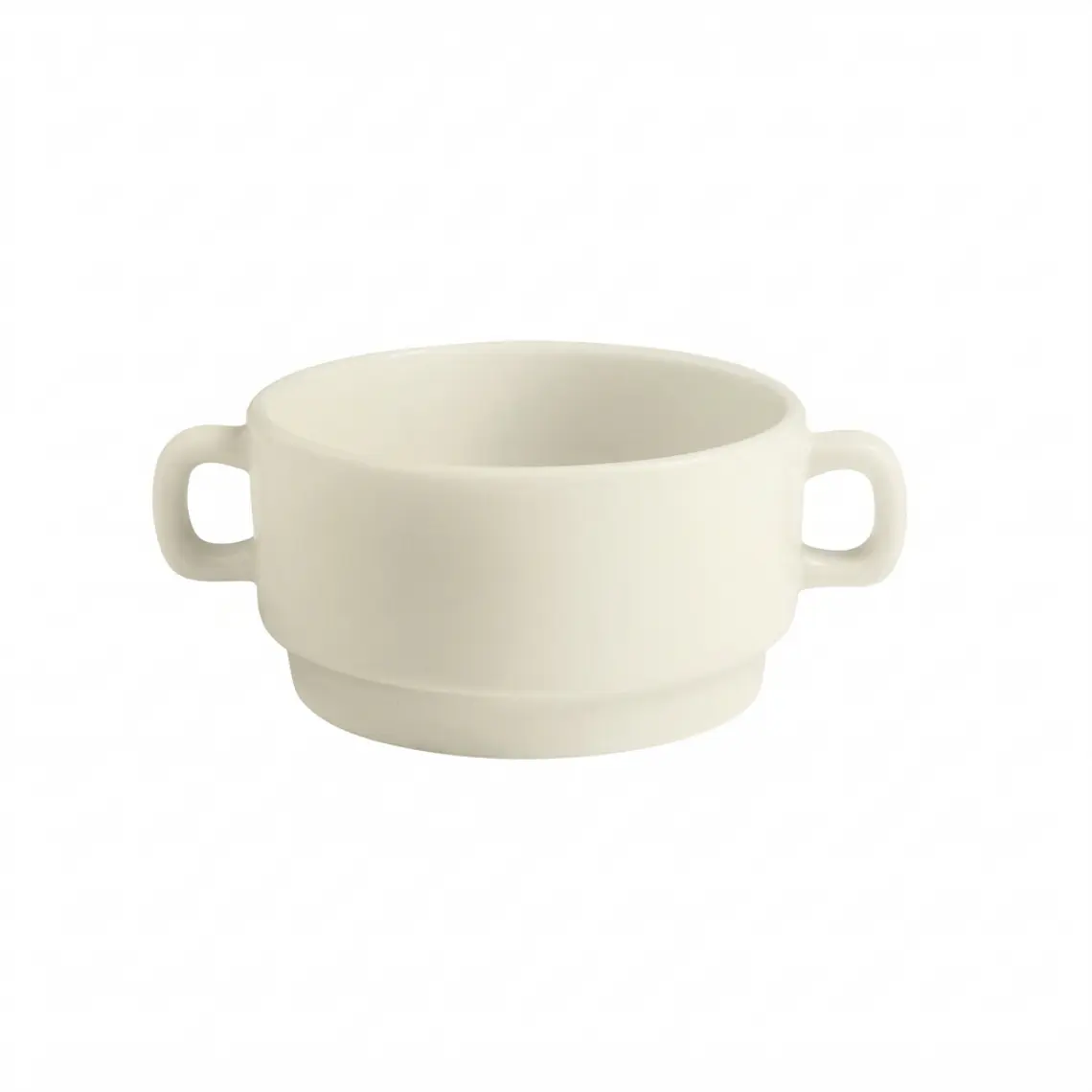 TAZA CONSOME CON ASAS AMERICO BLANCO 300 ML 1