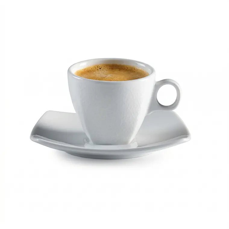 TAZA CON PLATO PARA TÉ CUADRADO ACTUALITE 255 ML 1