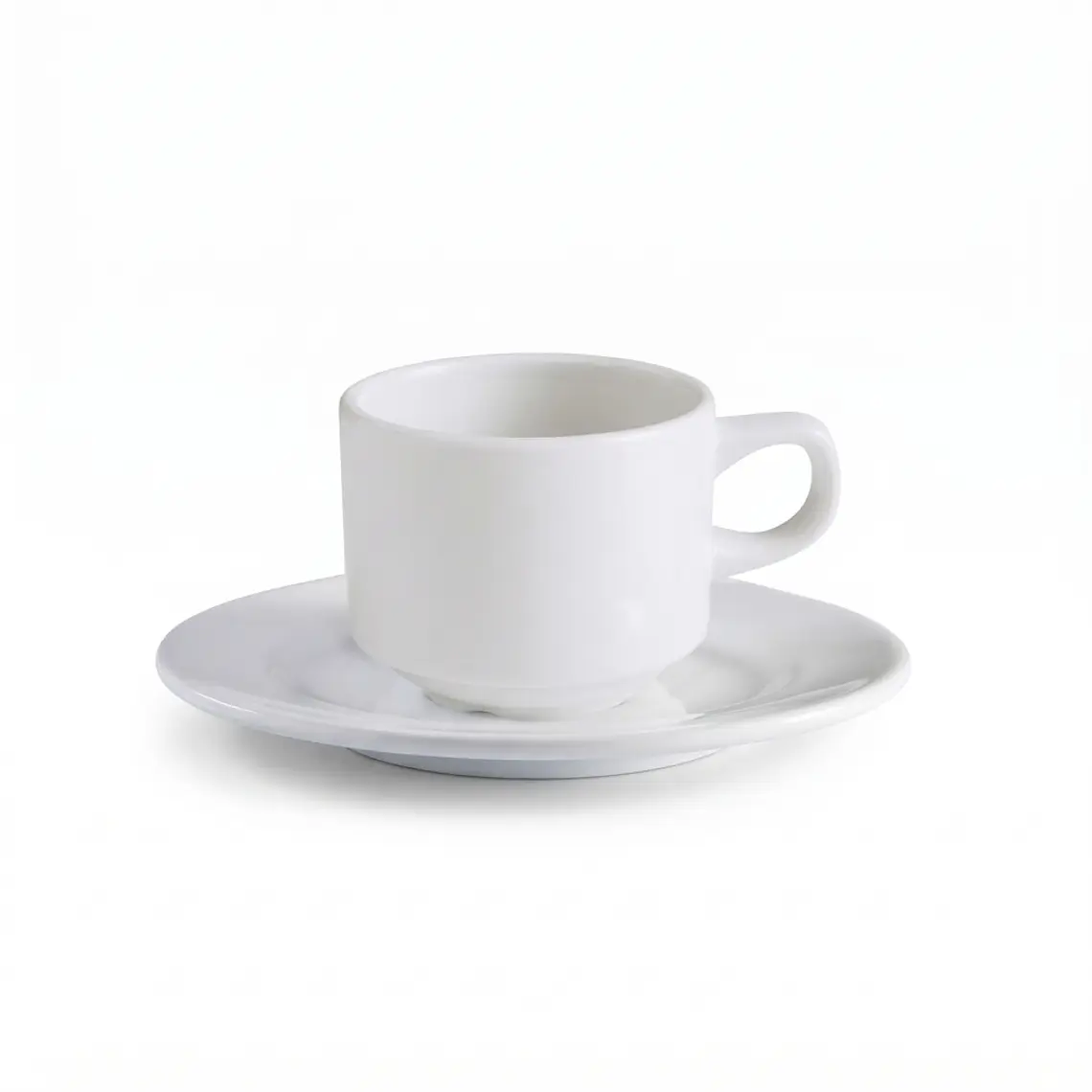TAZA CON PLATO PARA TÉ ACTUALITE BLANCO 240 ML 1