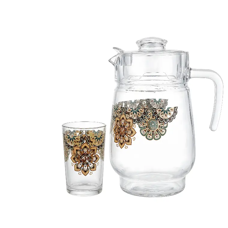 JGO JARRA X 7 PZA (JARRA 1650 ML+6 VASOS 215 ML) DEC MANDALA MJT-CH568/07P GB 1