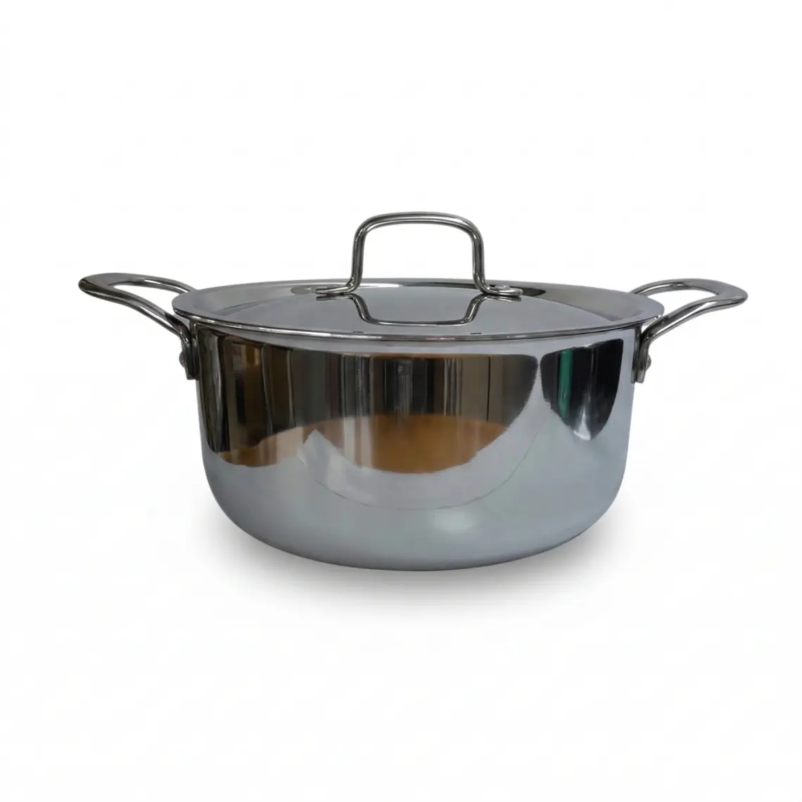 OLLA ACERO INOXIDABLE TRIPLE FONDO CON TAPA 26 CM 1