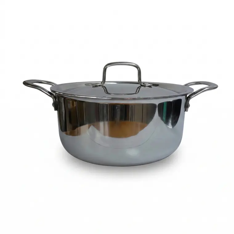 OLLA ACERO INOXIDABLE TRIPLE FONDO CON TAPA 26 CM 1