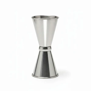 MEDIDOR ACERO INOXIDABLE DOBLE PARA LICOR 29- 44 ML