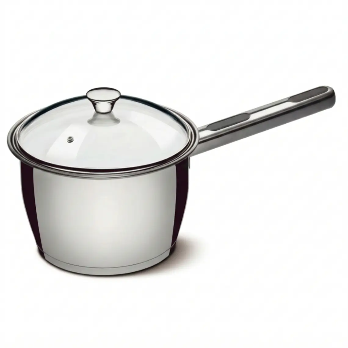 CACEROLA ACERO ALLEGRA CON TAPA DE VIDRIO DIÁMETRO 16 CM CAPACIDAD 2.11 L 1