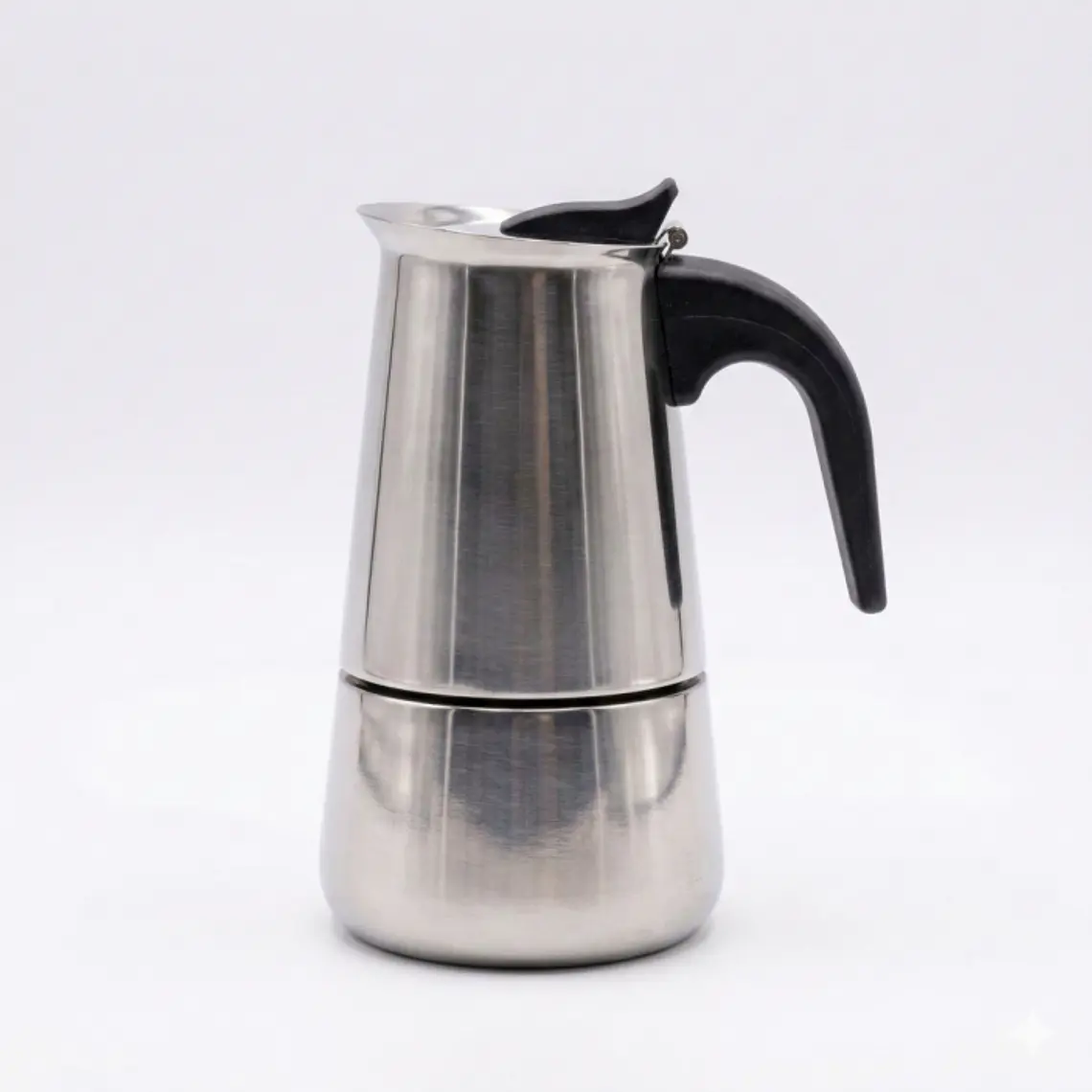 CAFETERA ITALIANA ACERO PARA 4 TAZAS/VASOS 1