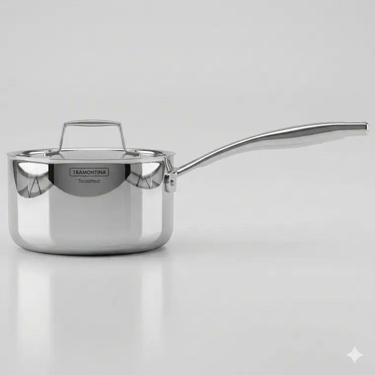 CACEROLA ACERO INOXIDABLE GRANO DIÁMETRO 20 CM CAPACIDAD 3.5 L 1