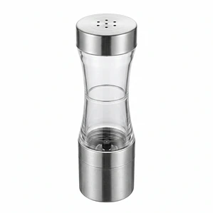 MOLINILLO DE ACERO DOBLE PARA PIMIENTA O SAL