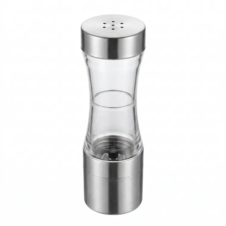 MOLINILLO DE ACERO DOBLE PARA PIMIENTA O SAL 1