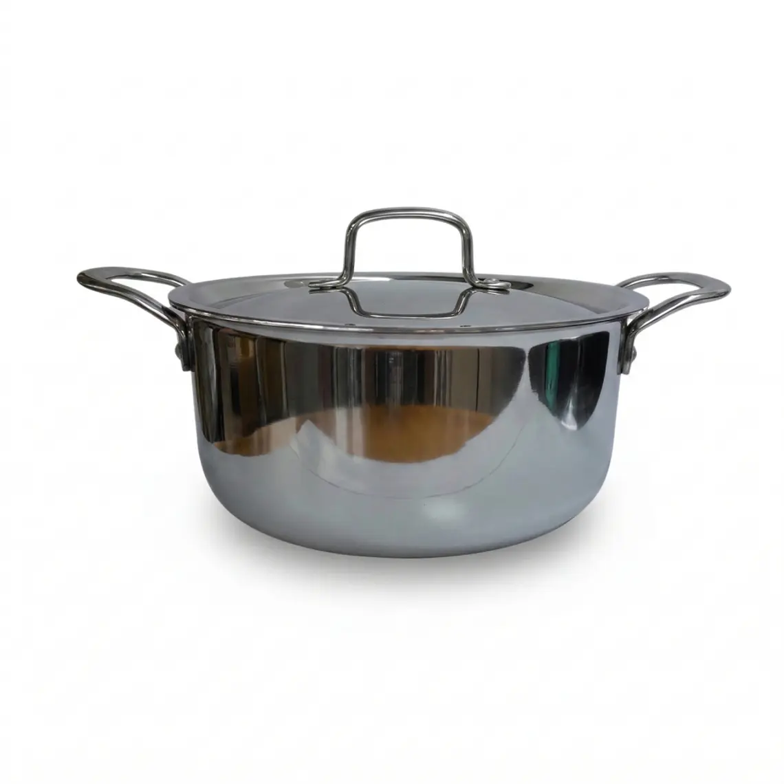 OLLA ACERO INOXIDABLE TRIPLE FONDO CON TAPA 24 CM 1