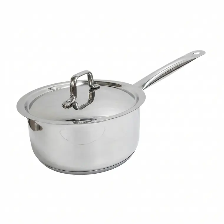 CACEROLA TRIPLE FONDO CON TAPA ACERO INOXIDABLE 20 CM 1