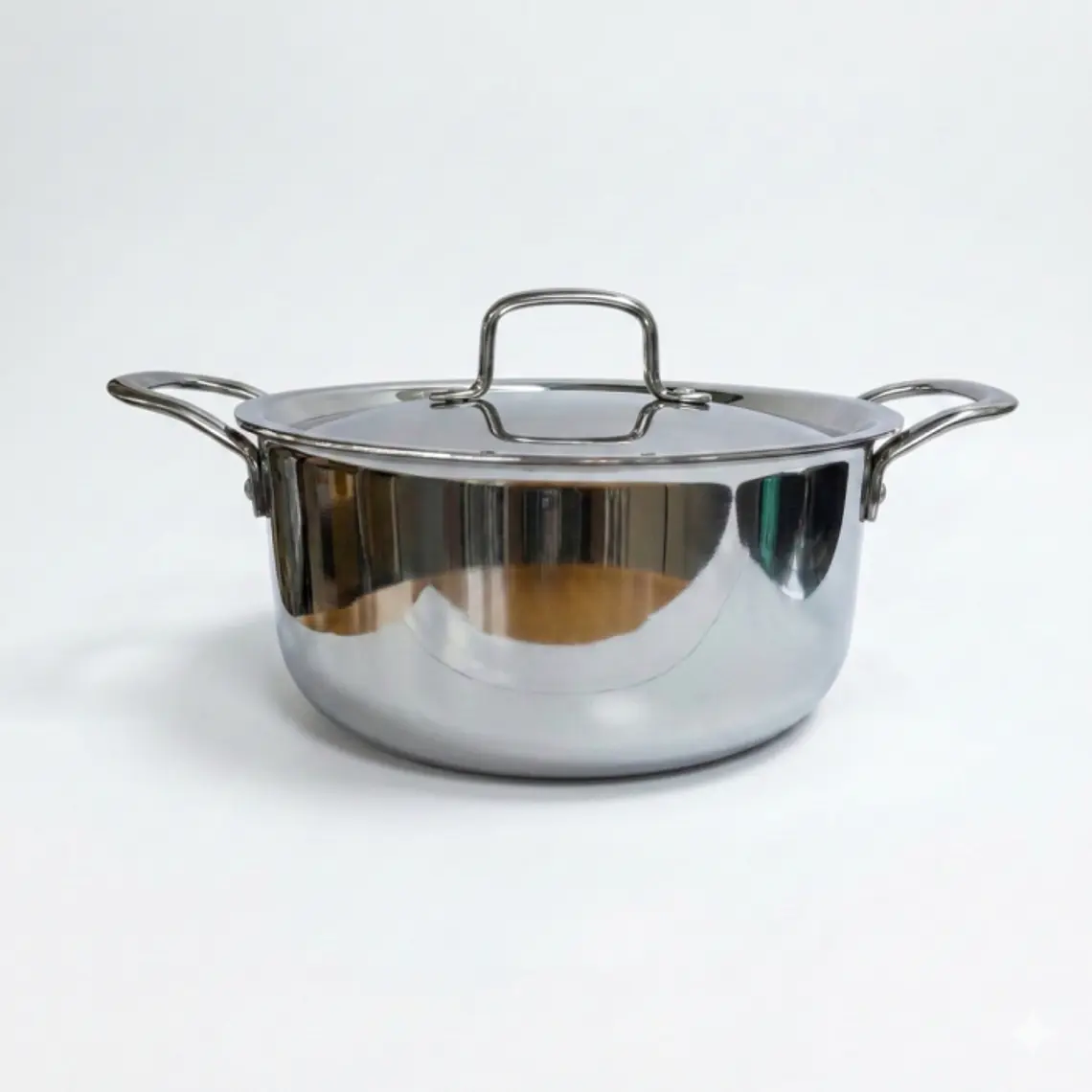 OLLA ACERO INOXIDABLE TRIPLE FONDO CON TAPA 28 CM 1