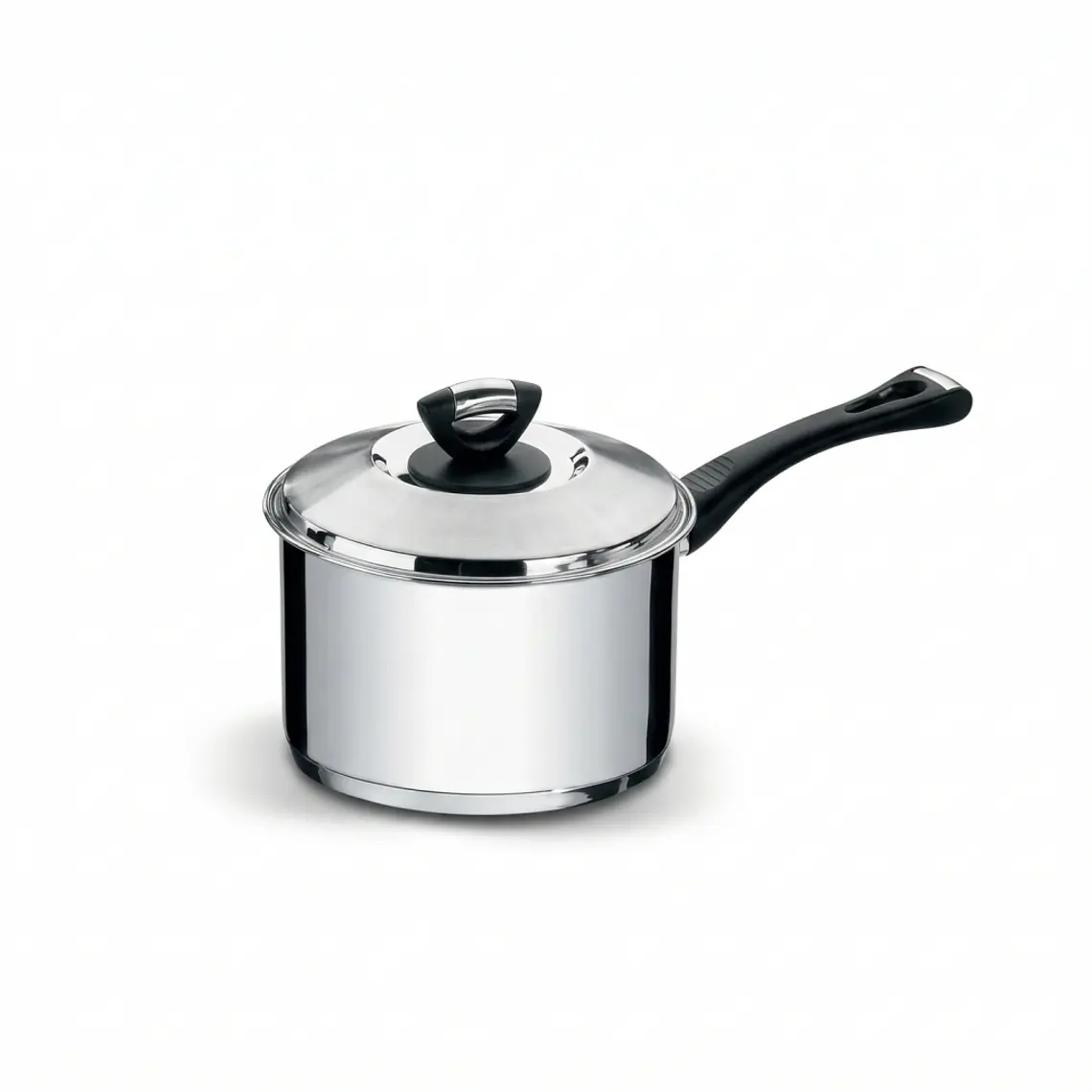 CACEROLA ACERO CON TAPA DIÁMETRO 16 CM CAPACIDAD 2.22 L 1