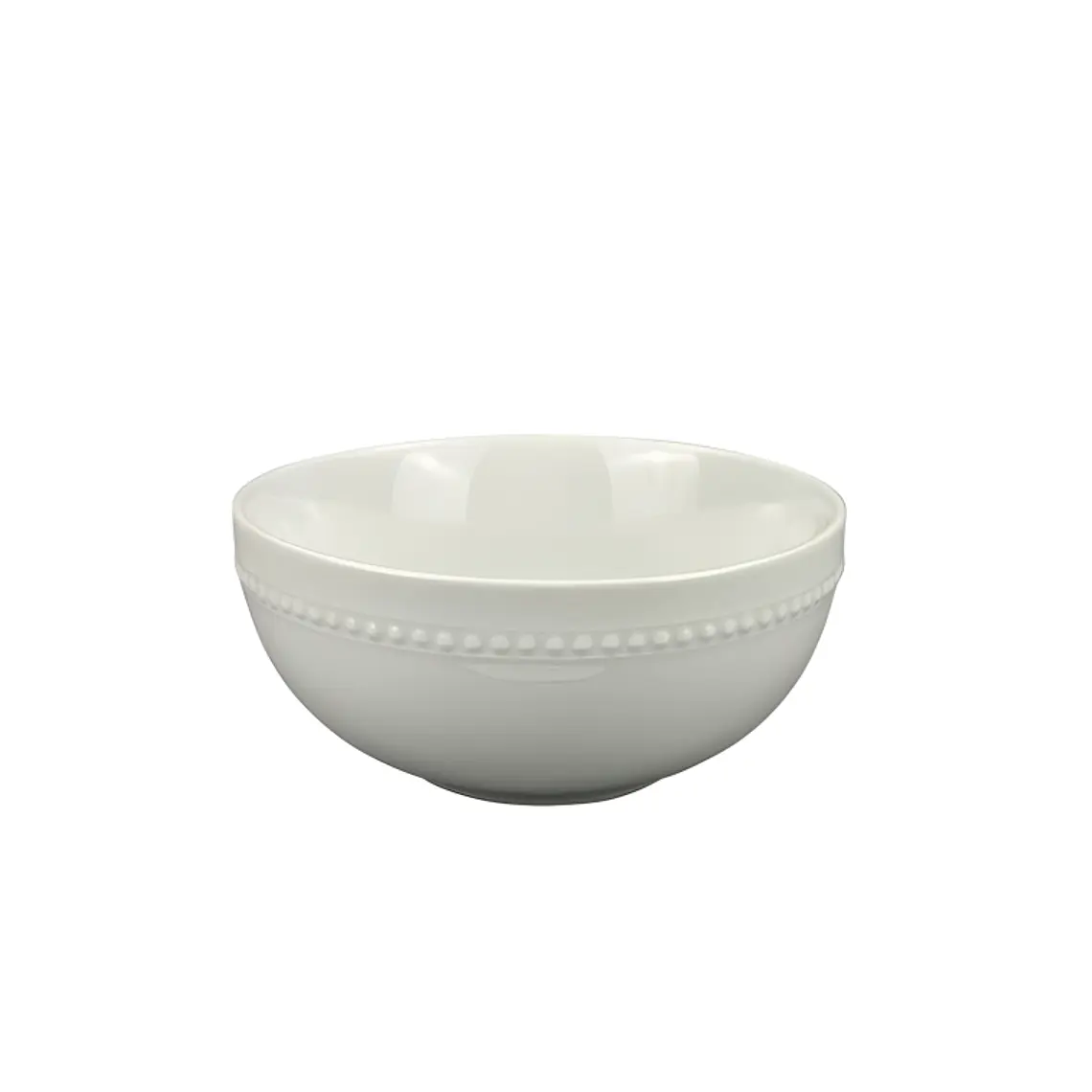 BOWL LOZA BLANCO CON PUNTOS RELIEVE 5.7