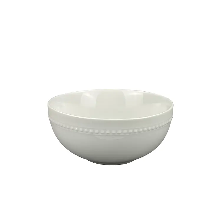 BOWL LOZA BLANCO CON PUNTOS RELIEVE 5.7